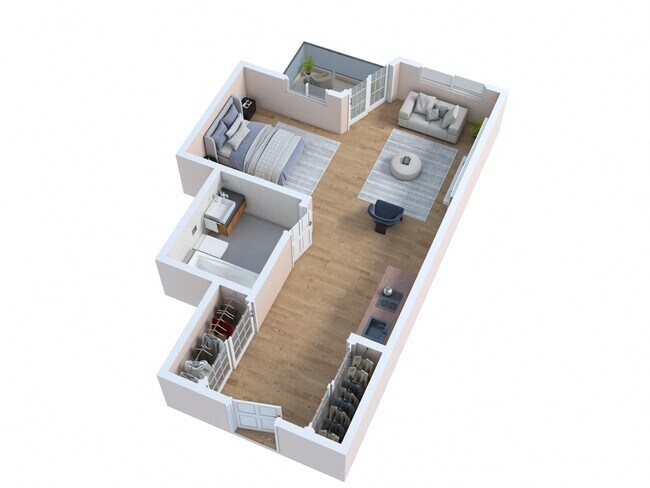 The Paris floor plan
